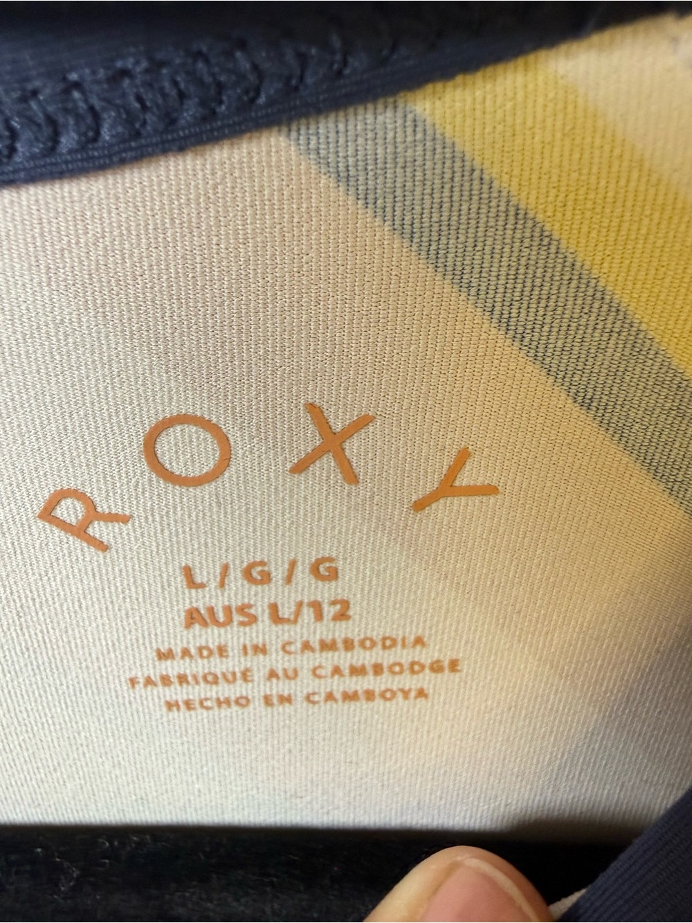 Roxy Striped Rash Guard - Picture 4 of 6
